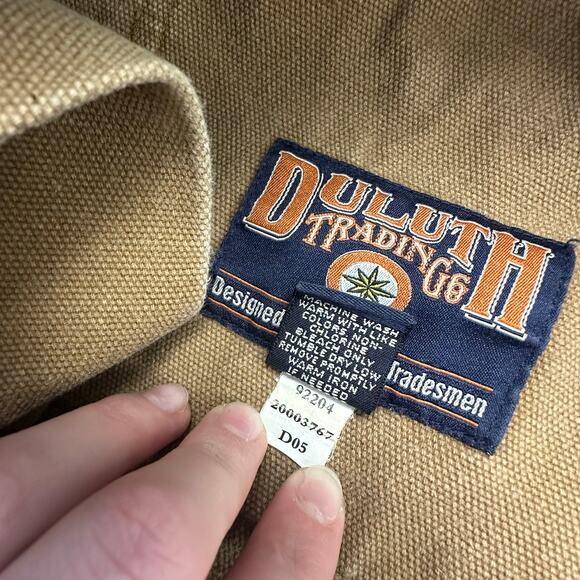 Duluth Trading Co Tan Mens 33x31 Fire Hose Relaxed Fit Duck‎ Canvas Cargo Pants - Picture 7 of 14